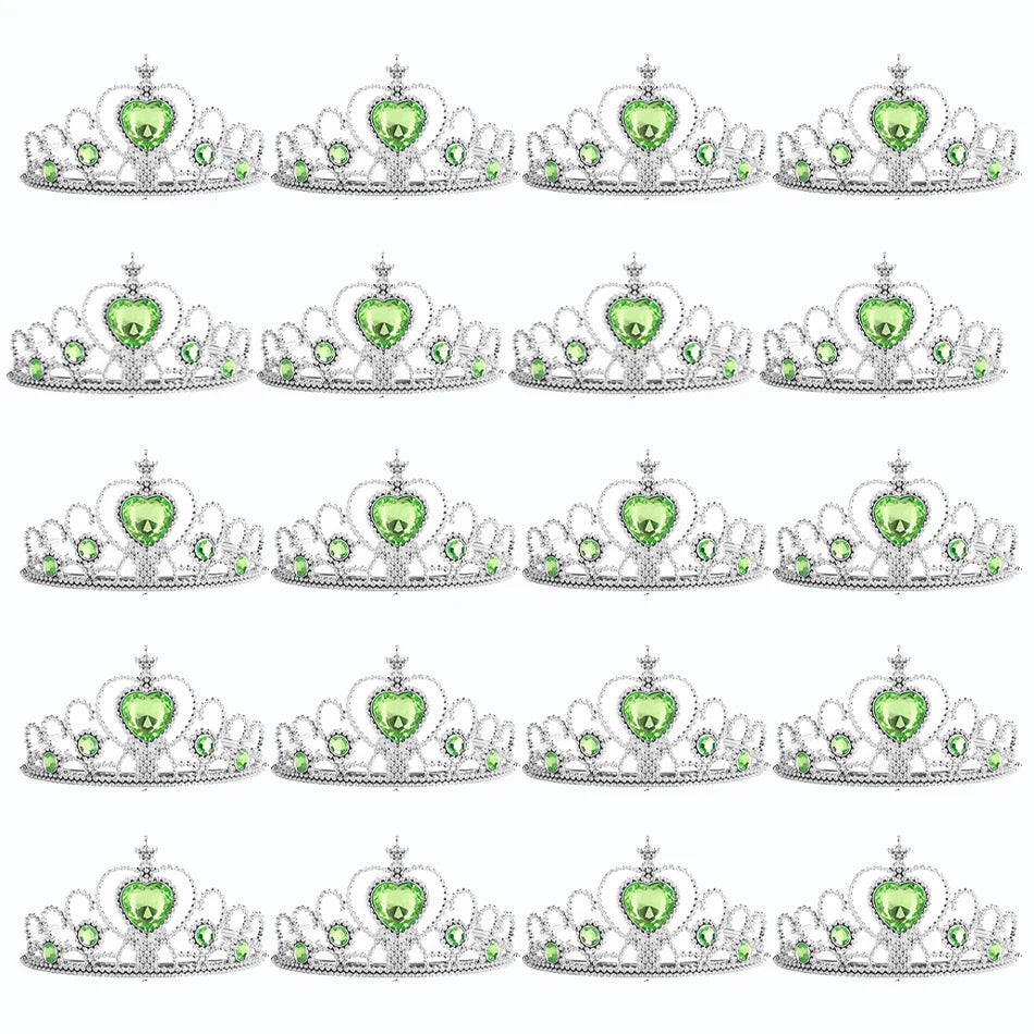Wholesale 20pcs/lot Kids Crown Tiara Princess Magic Wand Wand Snowflake Fairy Stick Princess Show Dress Up Costume Accessories