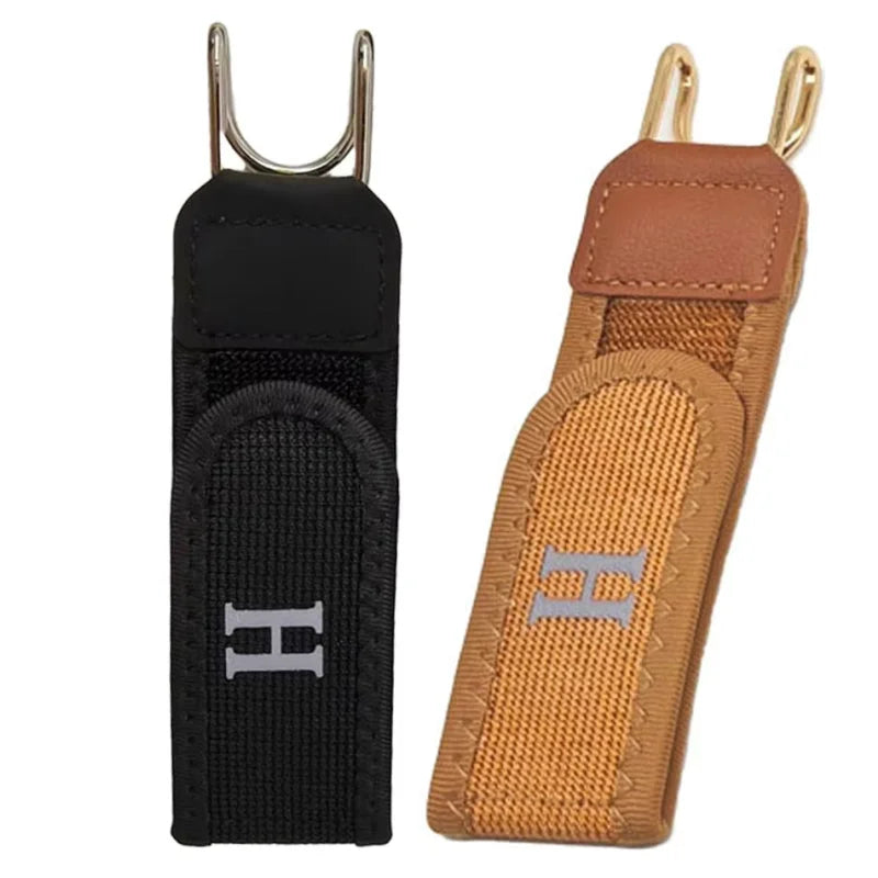 Buckleless Elastic Belt — 2-Pack Hidden Hook Waist Adjuster