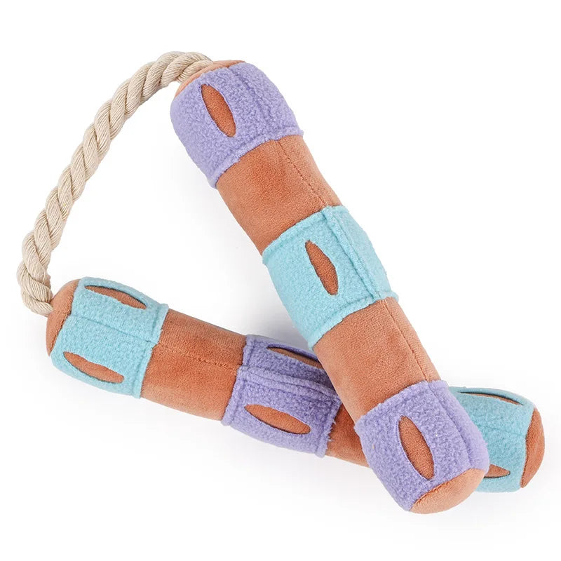 Sound-Making Nunchaku Dog Toy - Interactive Training Chew – photo 6