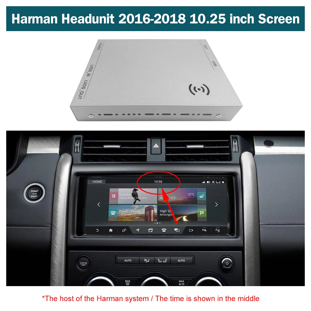 RoadTop Wireless Carplay Mirror Link AirPlay Ai Box For Land Rover Jaguar Range Rover Evoque Discovery Bosch Harman 2012-2018