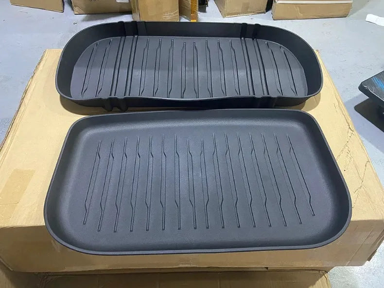 For Tesla Model Y 2026 Juniper TPE Front Trunk Cargo Liner Tray Mat Frunk Layered Partition Plate Organizer Divider Baffle Board