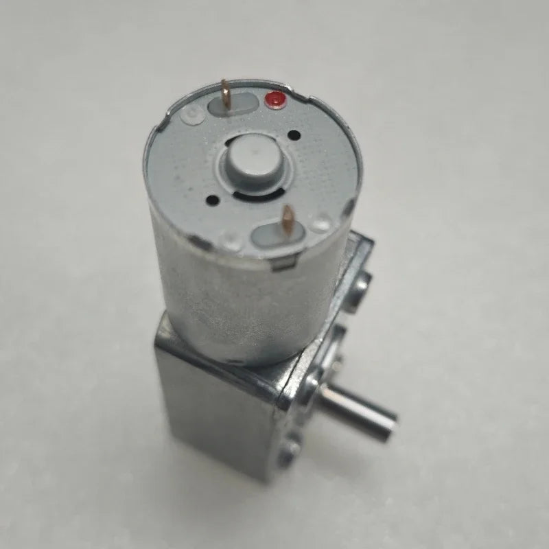 1pcs 370 Reversible High Torque Worm Geared Motor DC 12V Reduction Motor CW/CCW Electric Accessories 6rpm-210rpm