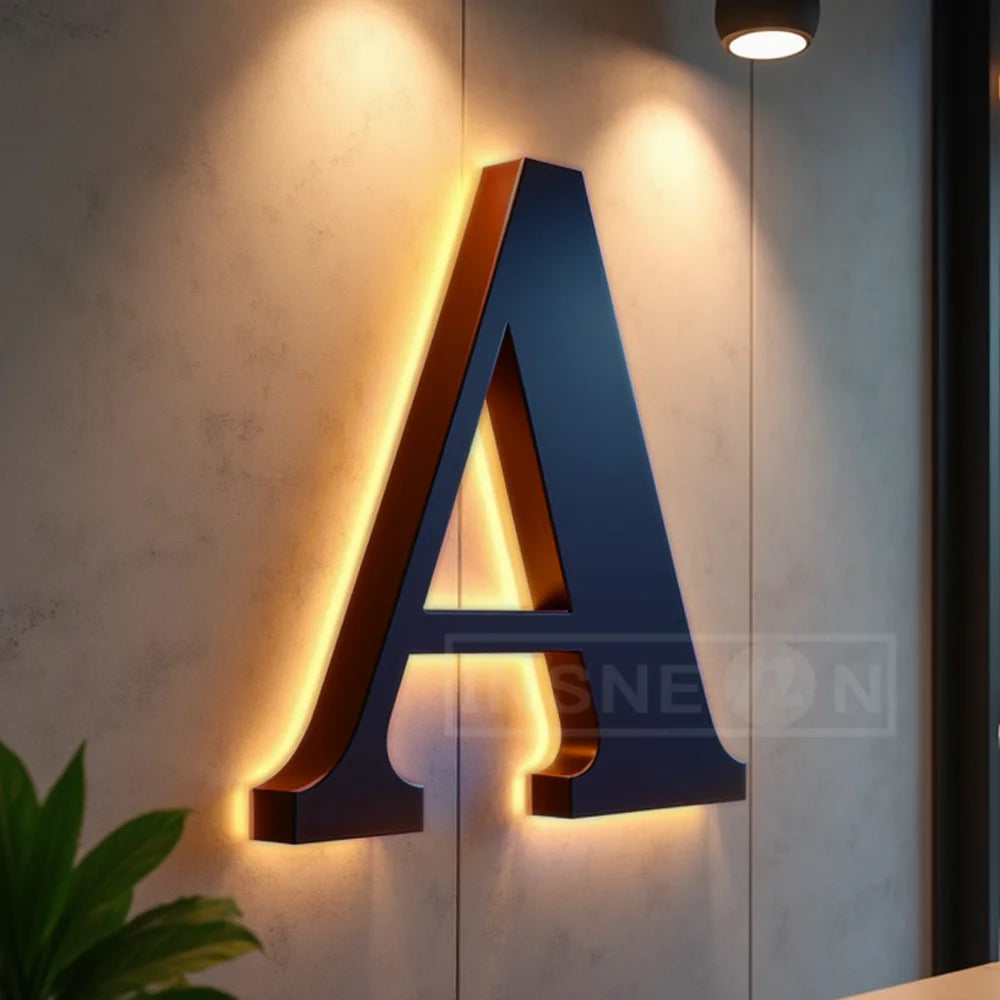 Custom 3D LED Business Sign — Illuminated Metal Letter Logo
