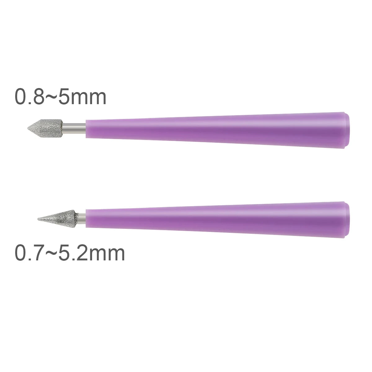 1/4 Pcs Needle Files Set Diamond Tipped Pearl Bead Reamer Burr Beading for DIY Jewelry Making ABS Handle Beading Hole Hand Tools
