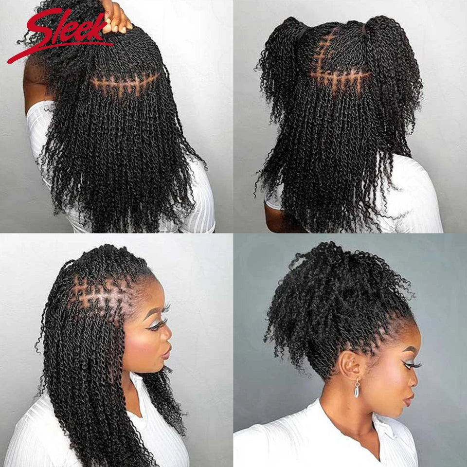 Sleek Afro Kinky Bulk Human Hair For Braiding Twist Peruvian QVR Remy Bulk Hair For Dreadlock Natural Color African Braids Hair
