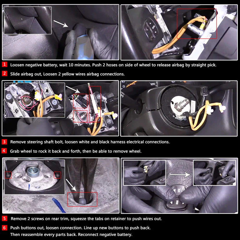 Steering Wheel Radio & Volume Control Switch — Chevrolet Silverado, Avalanche & GMC Yukon / Hummer H2