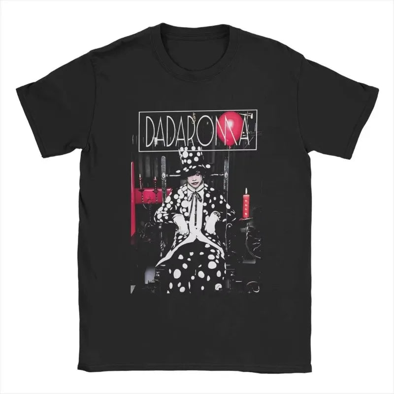 Malice Mizer Band Singer T Shirts Vintage T-Shirts Round Neck Rock Musician Tees Short Sleeve merchandise