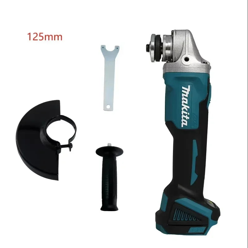 Original Makita DGA404 18V Brushless Electric Angle Grinder Cordless Grinder Metal Wood Grinding Polishing Cutting Power Tool
