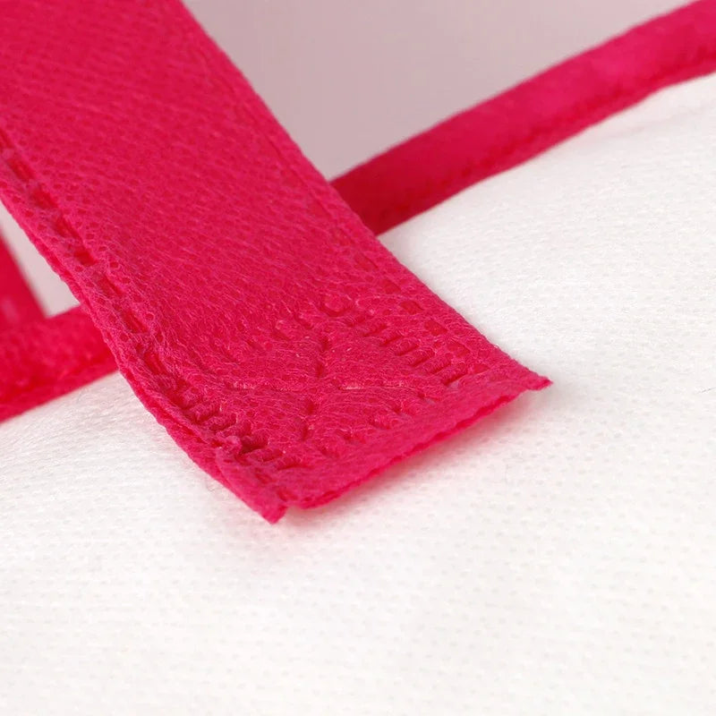1PC Non woven zipper dustproof storage bag Pillow and clothing storage PVC transparent bag  Quilt blanket pillow handbag
