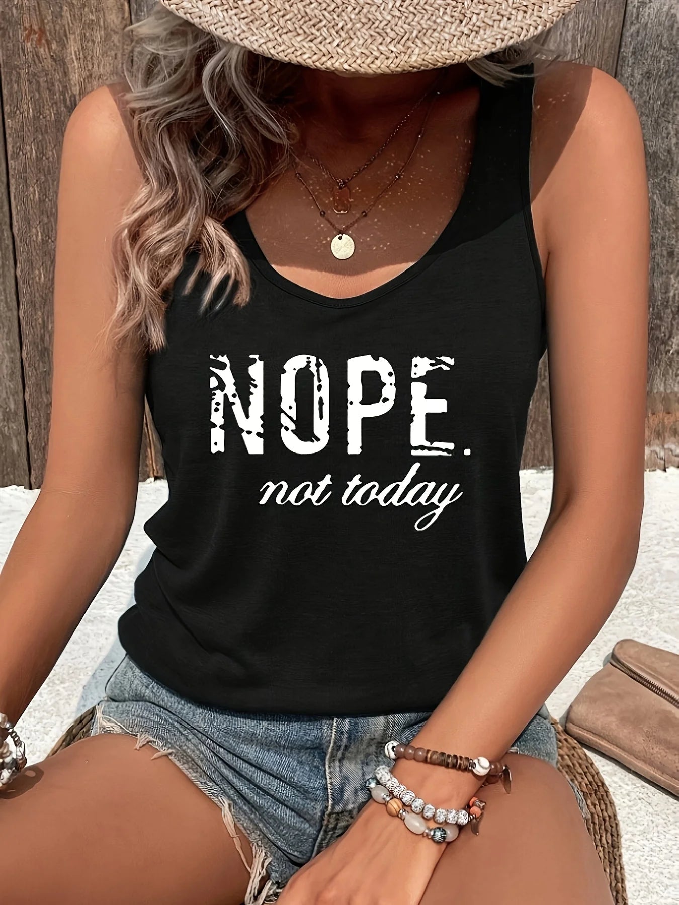 Women's Sexy Tops tshirt black Sleeveless Loose Vest Holiday Style Hawaiian Top Summer White