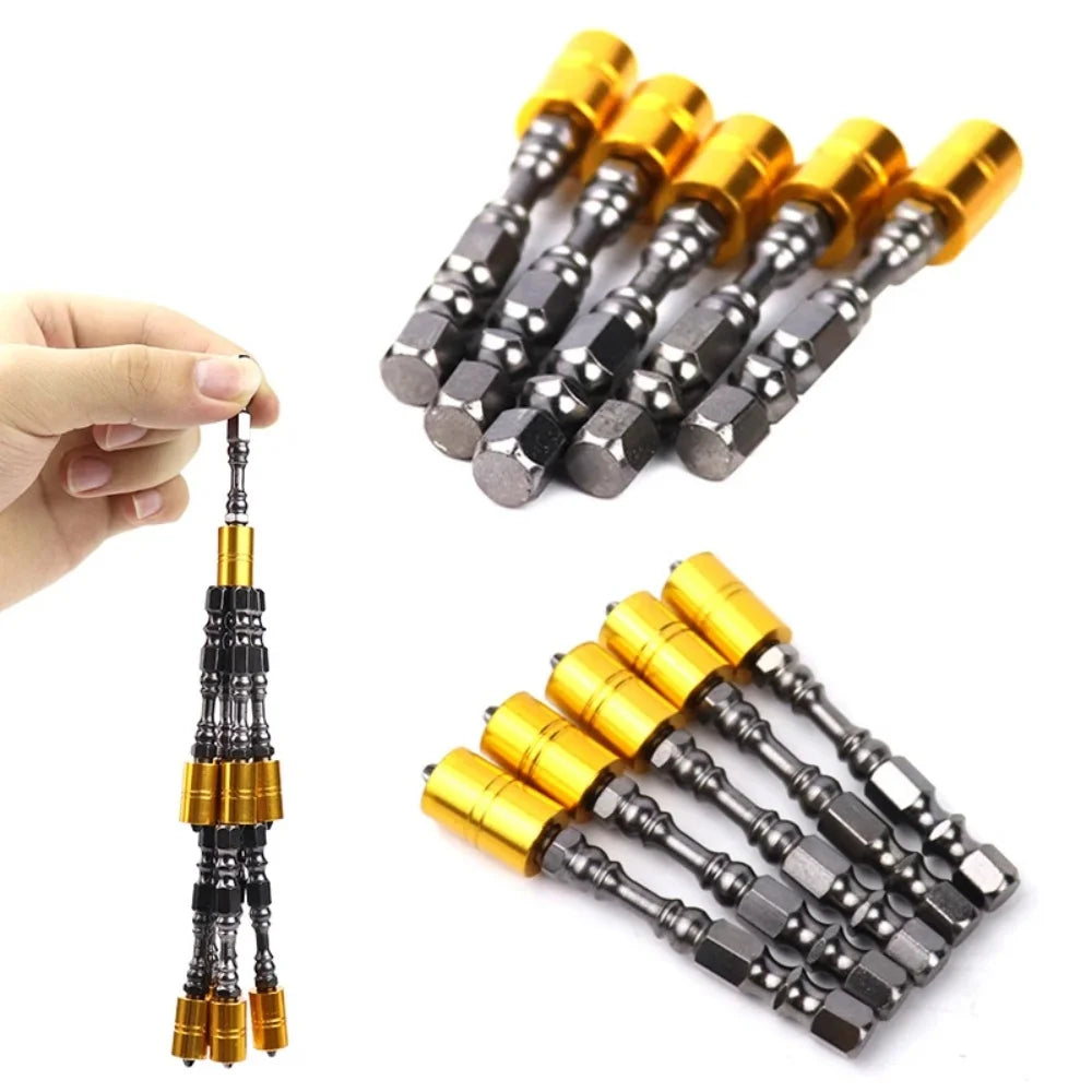 TINSOL Strong Magnetic Phillips Screwdriver Bit Set 65mm Drywall Plasterboard Electronic Screwdriver Bits for Electric Drill DIY