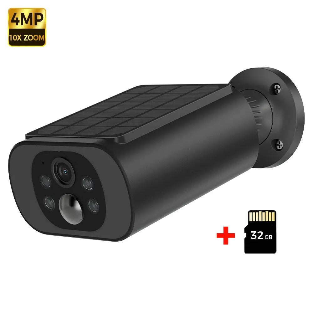 2.5K Solar Security Camera — Wireless Colour Night Vision, AI Detect
