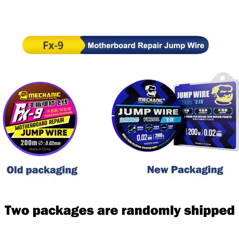 MECHANIC FX-9 FXV009 Motherboard Repair Jumper Wire 200m Fingerprint Flying Line For Phone Motherboard Chip Repair