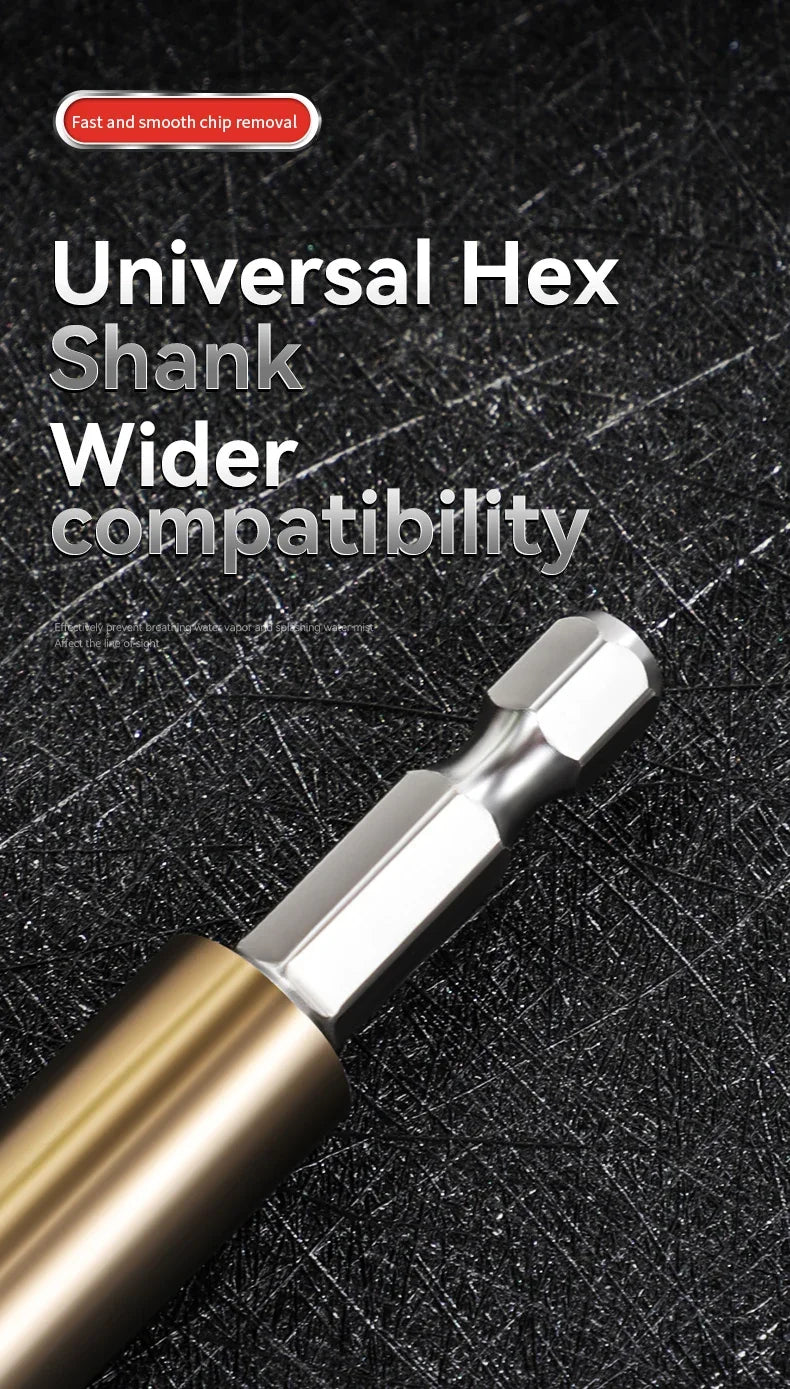 1.5-7.5mm Hex Shank Twist Drill Bit Wood Metal Hole Cutter Core Drilling Tool Cobalt Carbide Tip Flat Drill Bits HSS