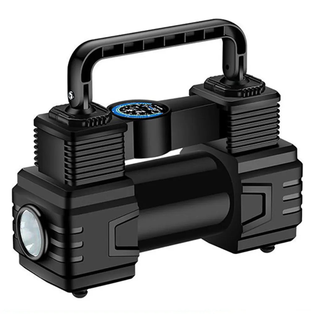 Car Tire Pump Auto Air Compressor Digital Display 12V Electric Car Tire Inflator with LED Light Vacuum Tire Pump for All Vehicle