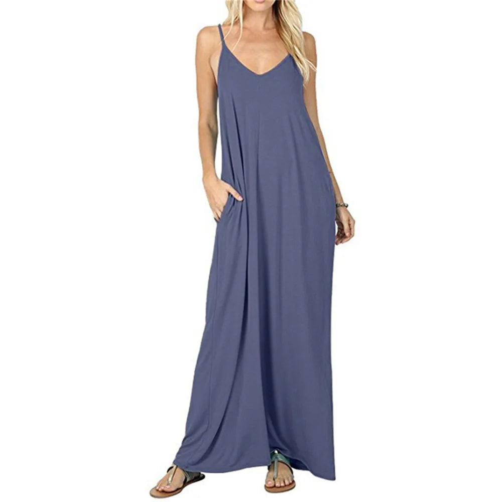 The 2026's new summer couture line is a plain, baggy dress, tank top dress, sexy sling dress