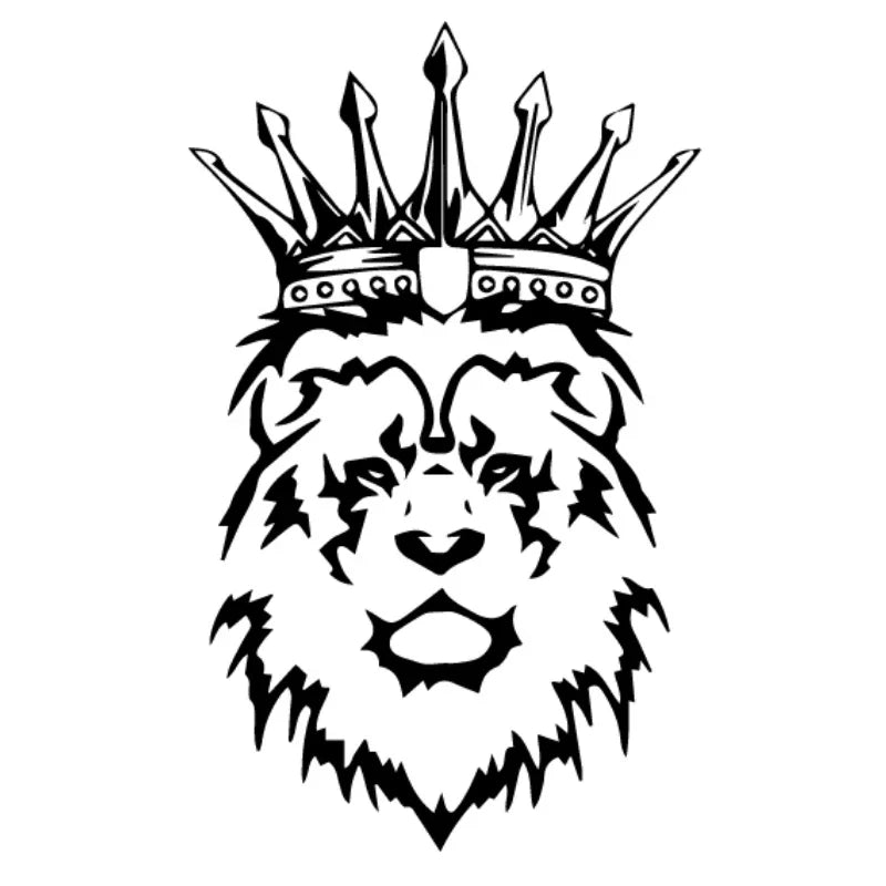 20/25/30cm Car Decals Stickers Sticker Beauty Lion Custom Goods PVC Motorcycle Auto Decoration Car accessories Vinyl Products