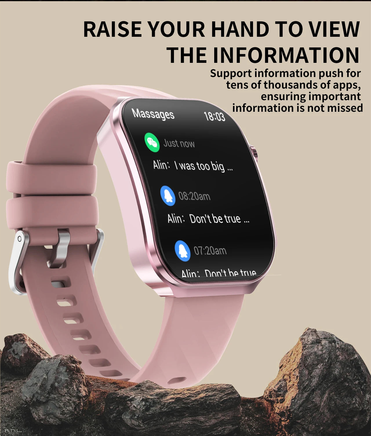 LIGE BWU15 Smart Watch – 2.2" 3D Curved Screen, BT Calling, Heart Rate, Blood Oxygen & 100+ Sports Modes | IP67