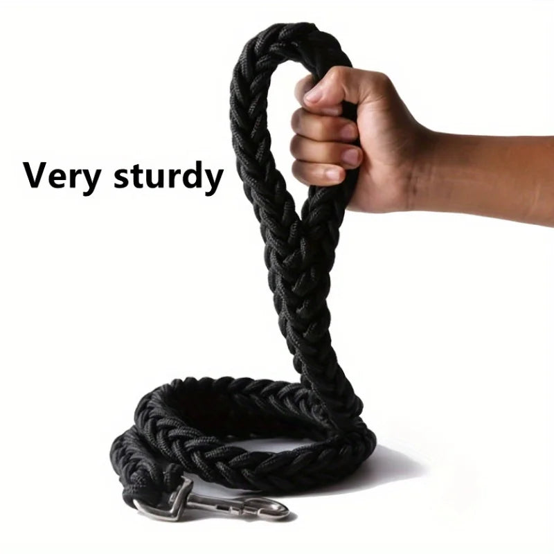 Braided Dog Training Leash - Strong Lead for Large Dogs