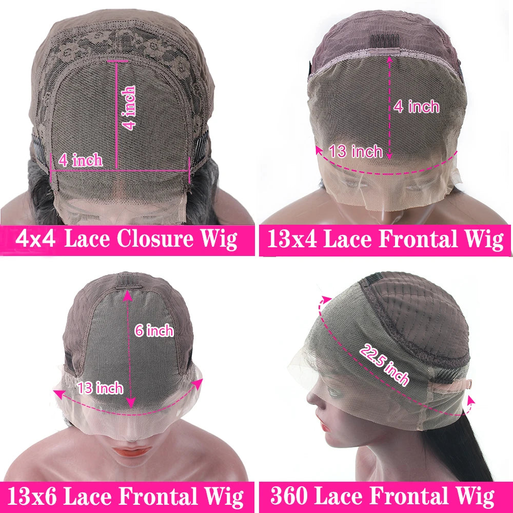 Light Pink Body Wave 13x6 HD Lace Front Human Hair Wig — Pre-Plucked