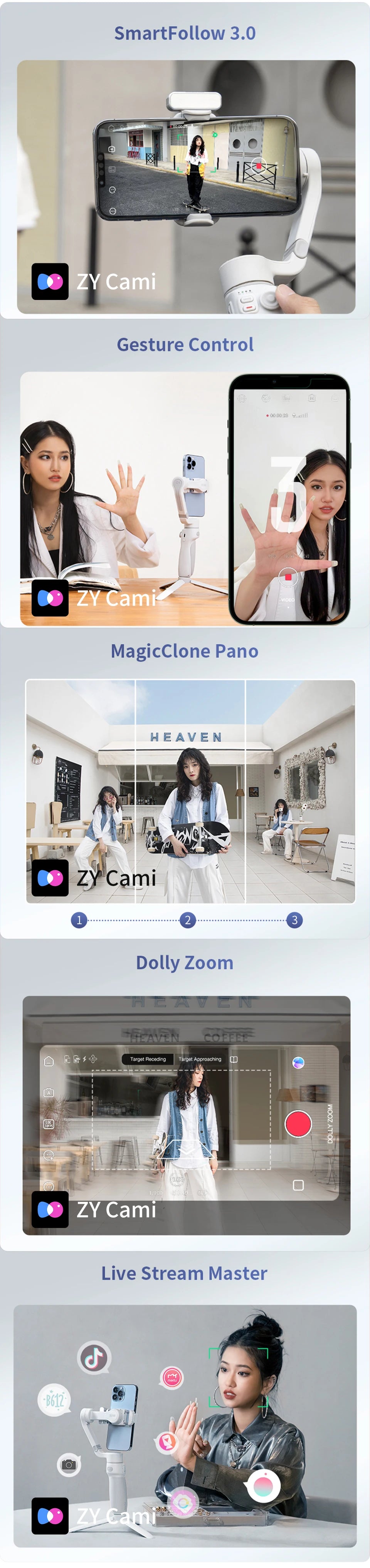 ZHIYUN Smooth Q4 3-Axis Smartphone Gimbal Stabilizer – For iPhone, Samsung, Huawei & Xiaomi