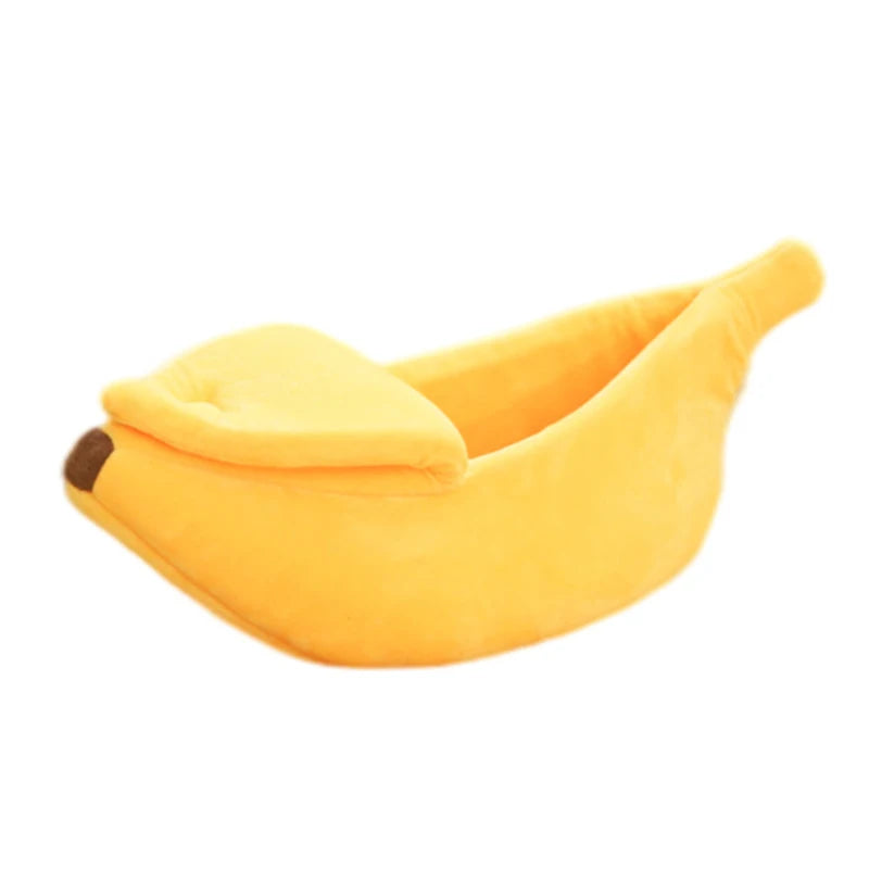 Banana Cat Bed House Funny Cute Cozy Cat Mat Beds Warm Durable Portable Pet Basket Kennel Dog Cushion Cat Pet Supplies