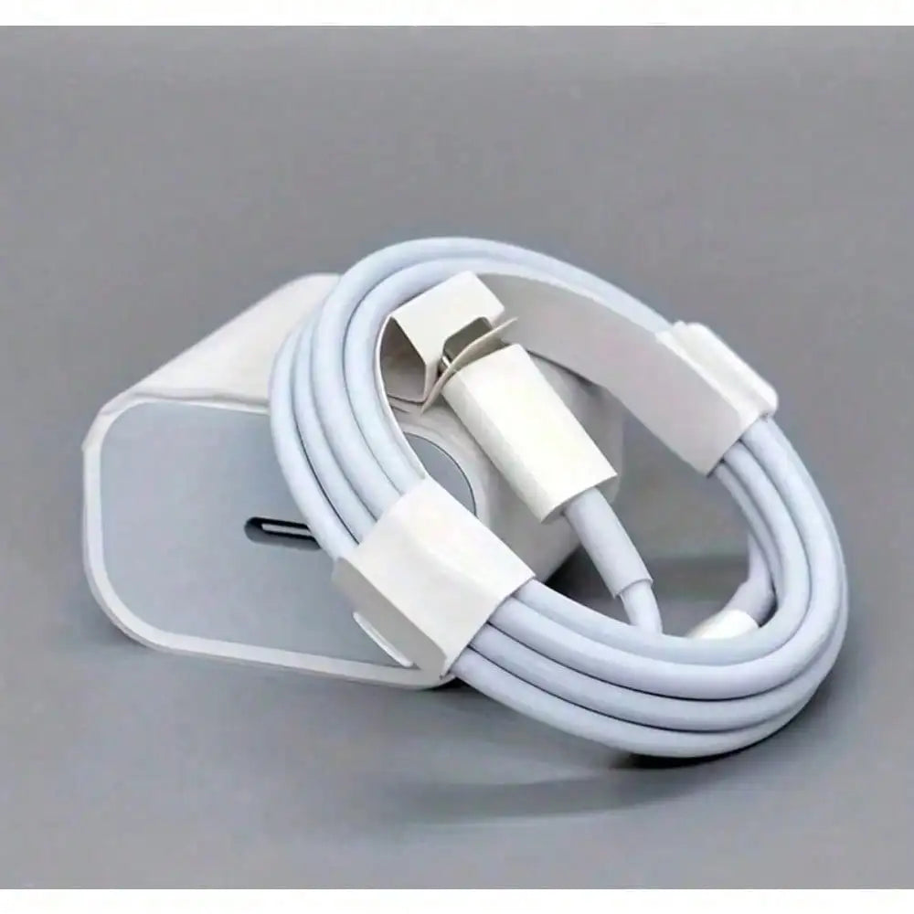 30W Fast Charging Kit – USB-C Wall Adapter + 3.3ft Data Sync Cable | FCC Certified Charger