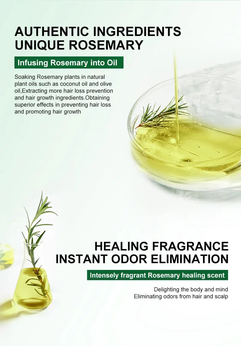 PURC Rosemary & Ginger Hair Growth Oil Treatment – Anti-Frizz, Anti-Dandruff (50ml)