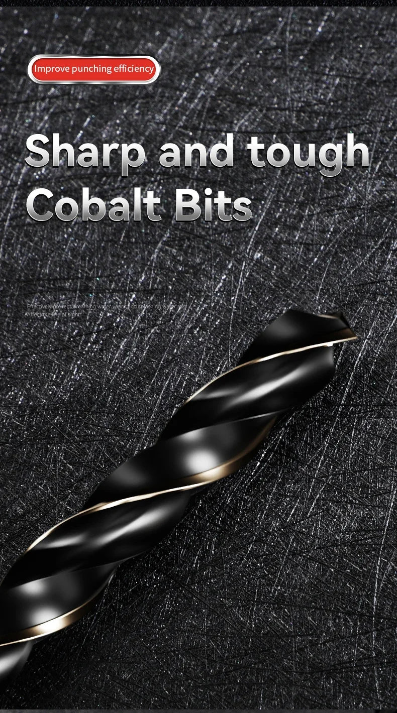 1.5-7.5mm Hex Shank Twist Drill Bit Wood Metal Hole Cutter Core Drilling Tool Cobalt Carbide Tip Flat Drill Bits HSS