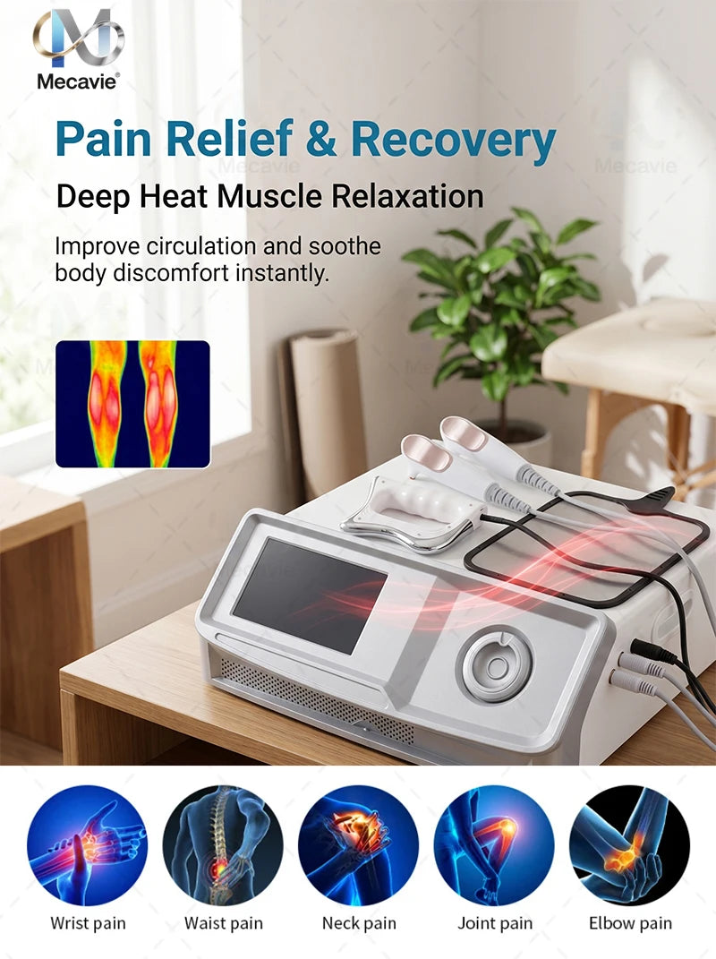448KHz RF Slimming Machine 500W High Power Body Contouring Cellulite Reduction Skin Tightening Facial Rejuvenation