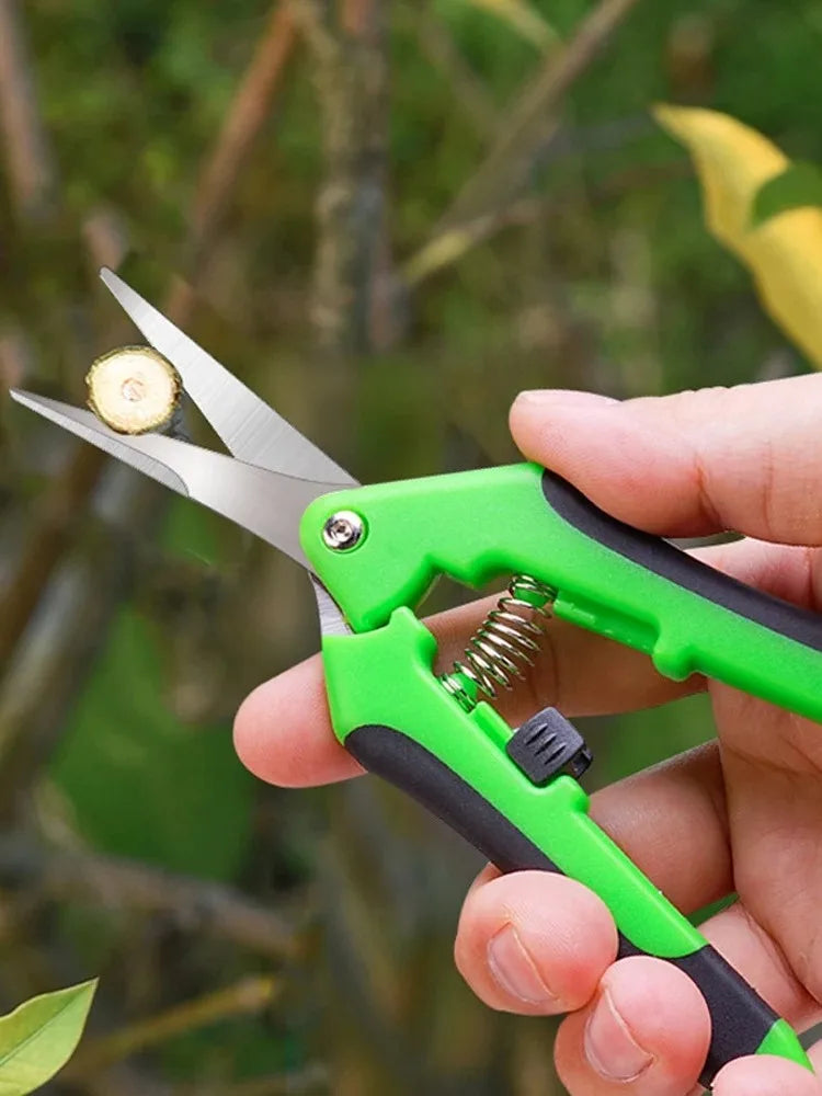 Garden Pruning Shears – Non-Slip Stainless Steel Flower, Fruit & Vegetable Scissors