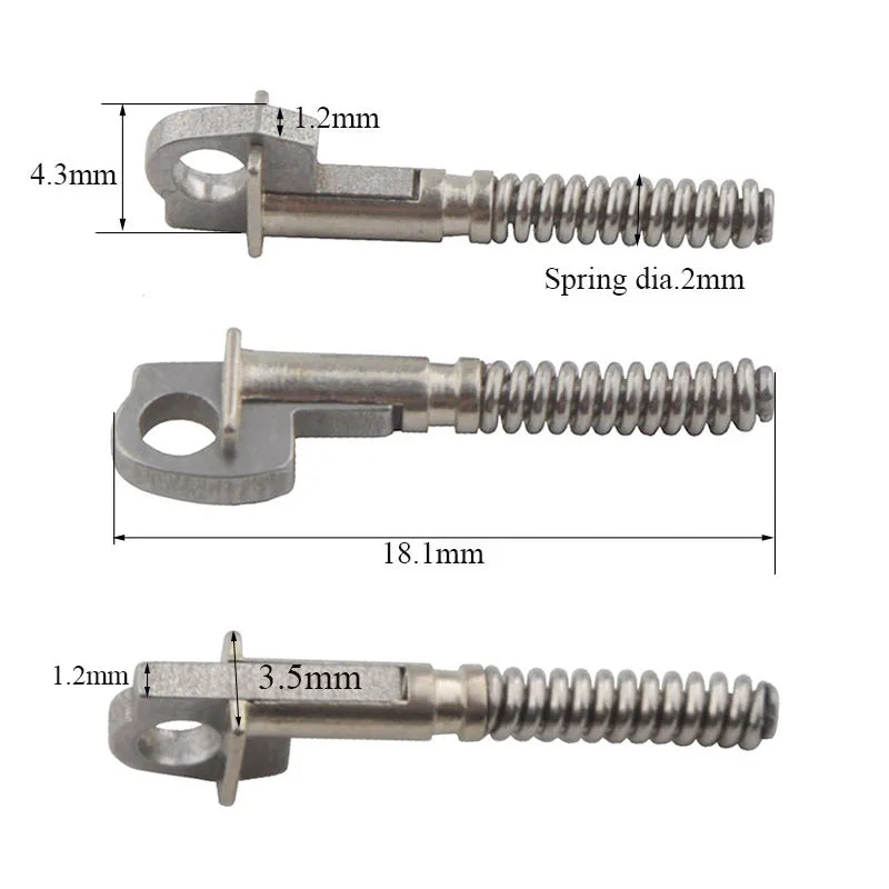 20pcs Glasses Spring Insert Hinge Repair Replacement Broken Eyeglasses Accessories 052#