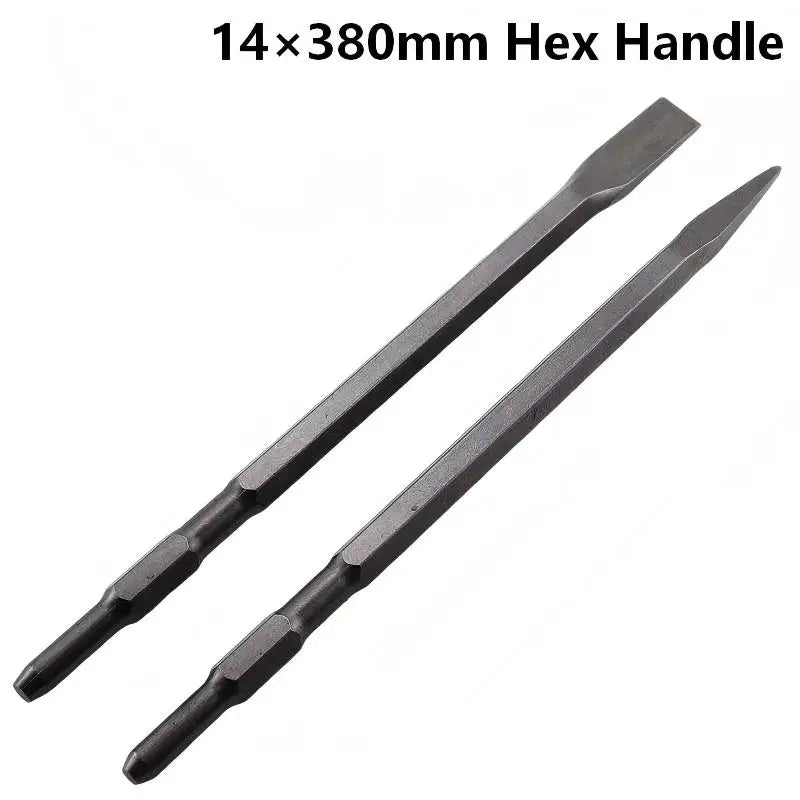 SDS-Plus Chisel Set 380mm — Point, Groove & Flat Chisels for Concrete & Brick