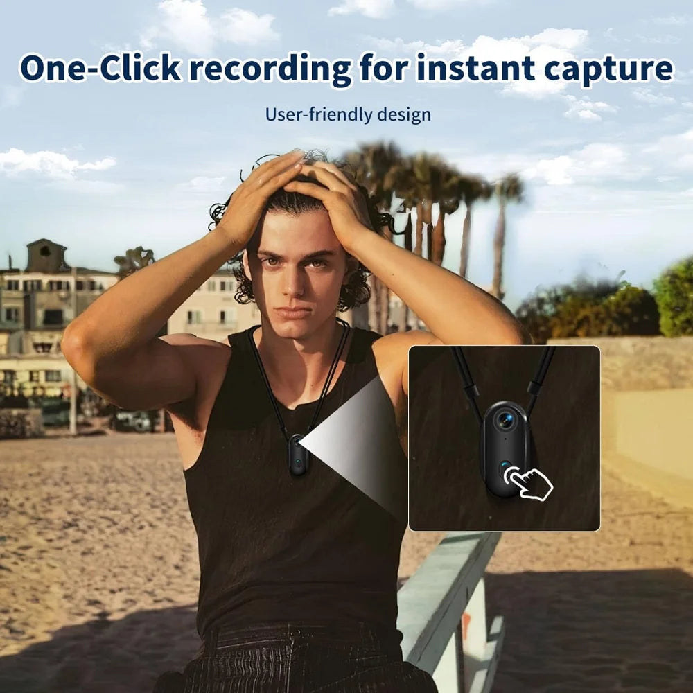 POV 4K Magnetic Body Cam — Wireless Vlogging Action Camera