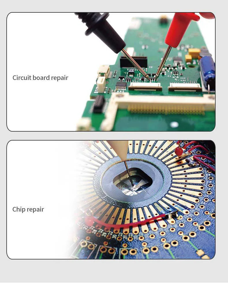 Helping Third Hand Tool Soldering Stand with 5X Welding Magnifying Glass 2 Alligator Clips 360 Degree Rotating Adju Repair Tools