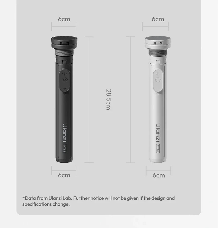 Original Ulanzi MT85 Magsafe Automatic Phone Tripod Dual Side Magnet 10m Wireless Control for Outdoor Travel Selfie Stick
