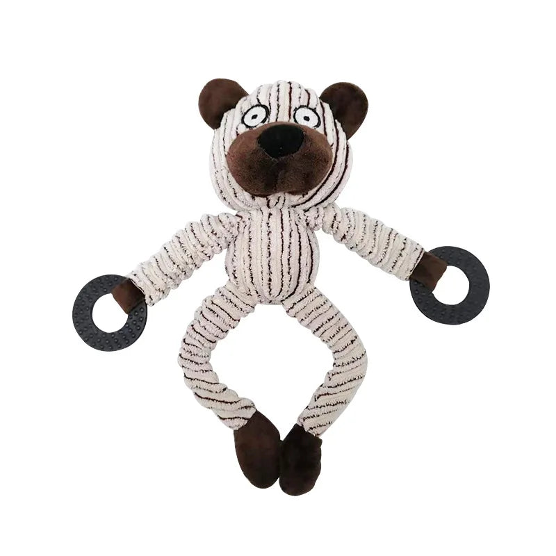 Donkey Plush Dog Toy - Durable Squeaky Toy for Large Dogs – photo 9