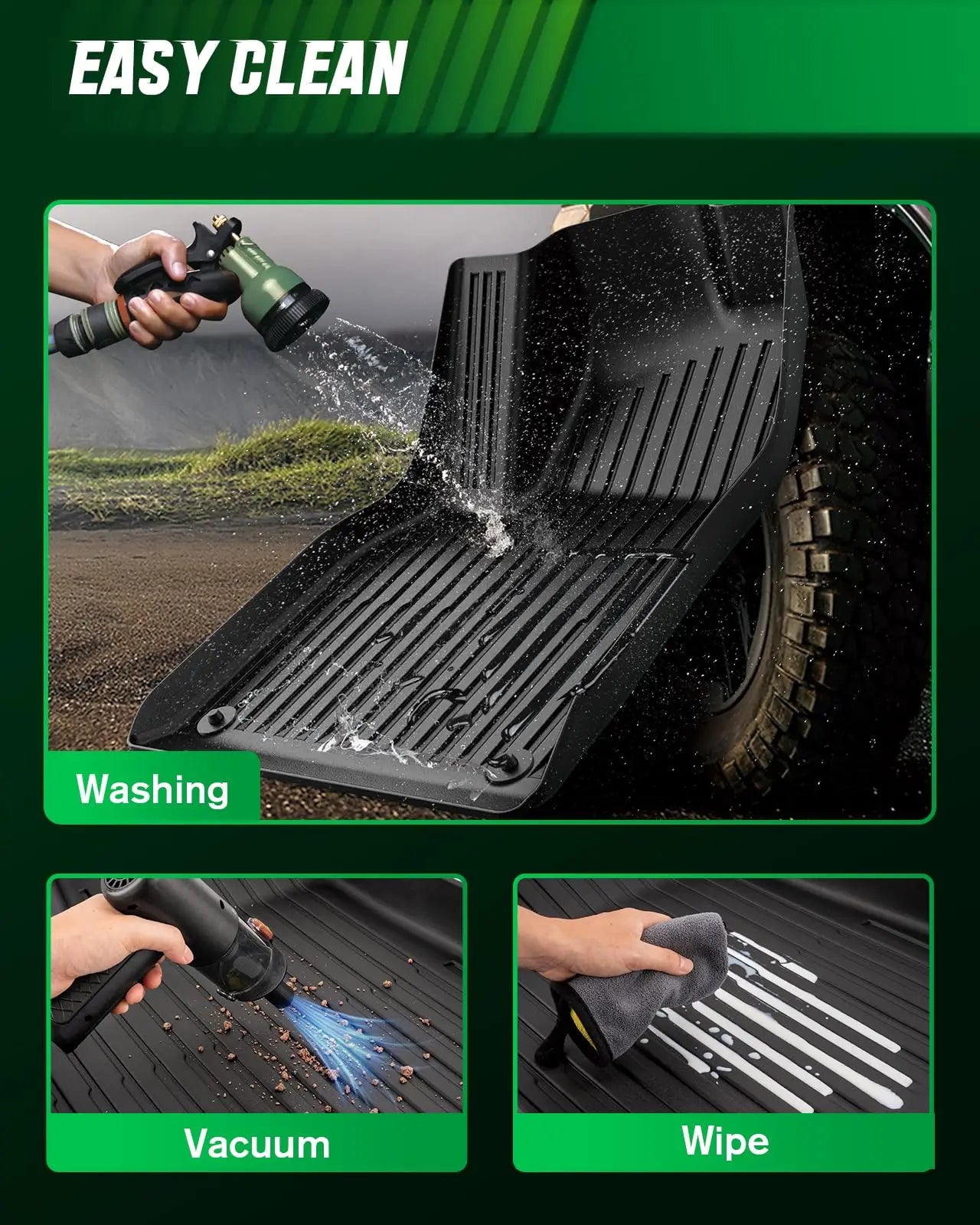 For New Tesla Model Y Launch 2026+ Juniper 2026+ TPE Floor Mats & Cargo Liner, All Weather Trunk Mats Floor Liner Backrest Mats