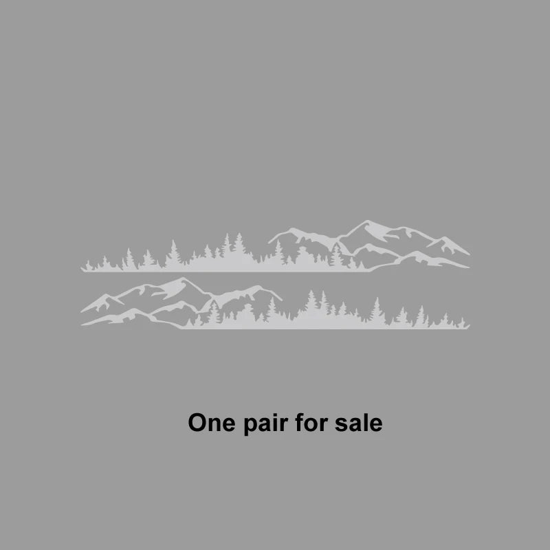 Carlow Hills and Forest Scene Outdoor adventure designs, outdoor adventure stickers nature themed decorations durable vinyl