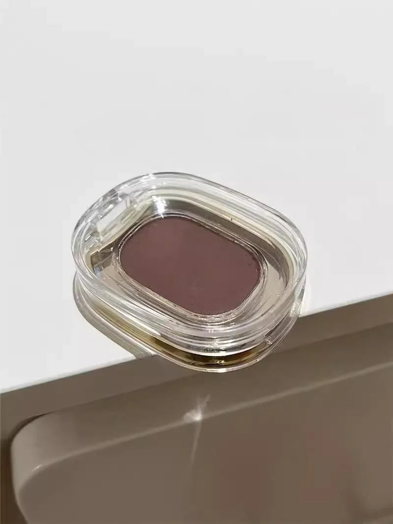 Red Brown Monochrome Eyeliner Eyeshadow Powder Palette Silky Matte Chocolate Lying Silkworm Eyeliner Waterproof Aegyo-sal Makeup