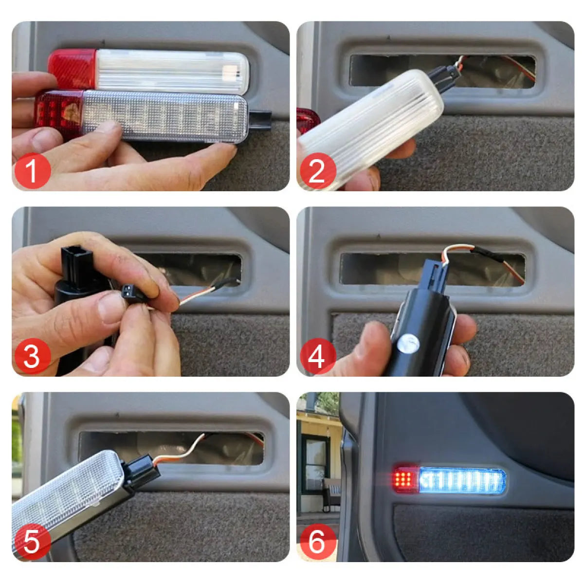 LED Interior Door Panel Courtesy Light — Chevrolet Tahoe, Silverado & GMC Yukon / Cadillac Escalade (1999–2006)