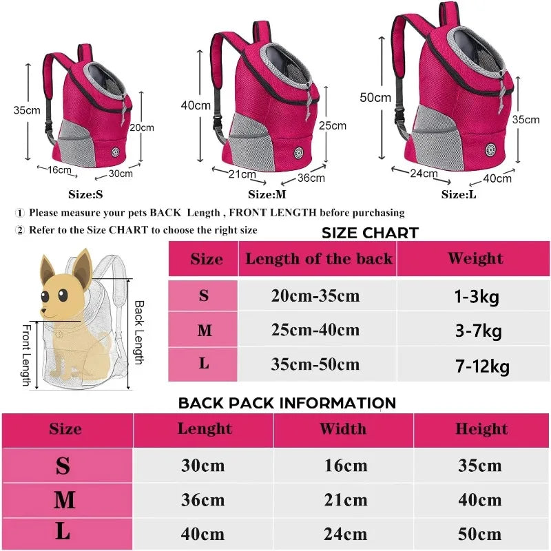 Reflective Dog Backpack Carrier - Breathable Front Pack – photo 5
