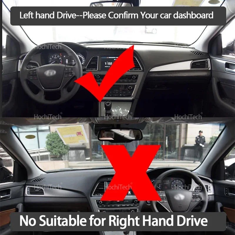 Car Dashboard Cover Avoid Light Pad Instrument Panel Mat Case Carpets for Hyundai Sonata LF 2026 2026 2026 2026 2026