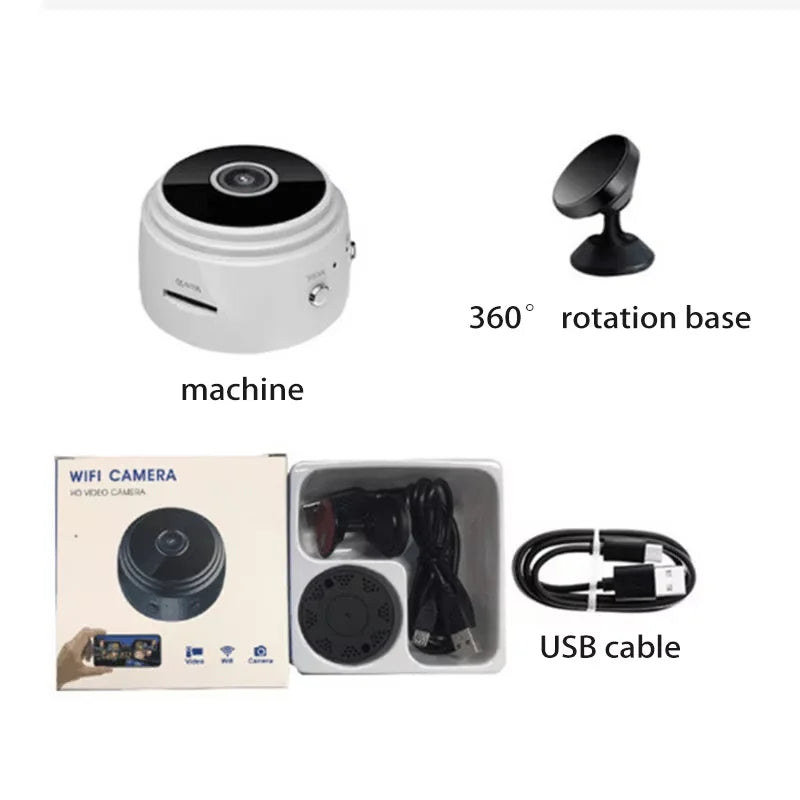 Mini A9 WiFi Security Camera — 1080P Wireless Home Monitor