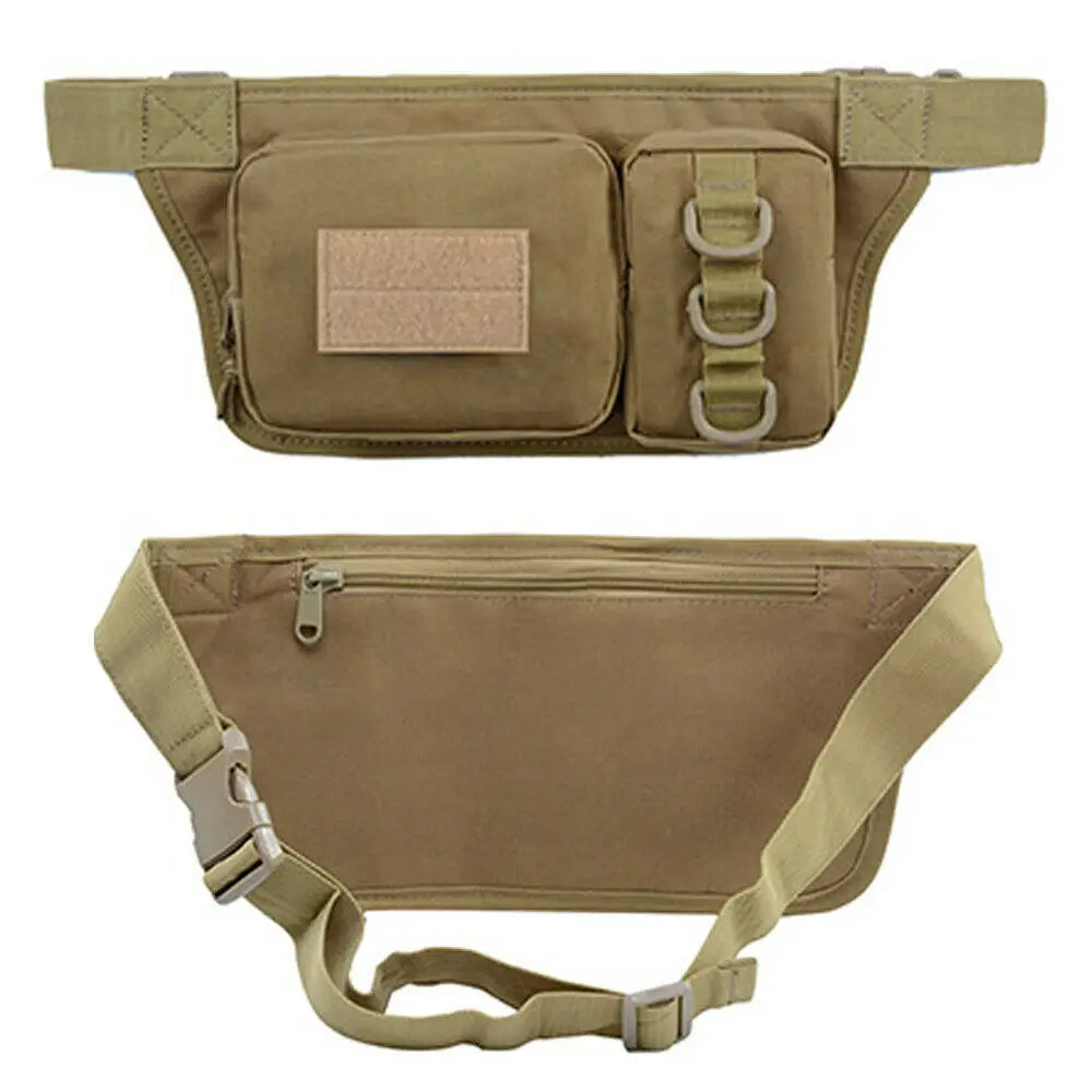 Tactical Waist Pack For Men Fanny Pack Fishing Bags Army Money Belt Sport Travel Cycling Mobile Phone Pouch