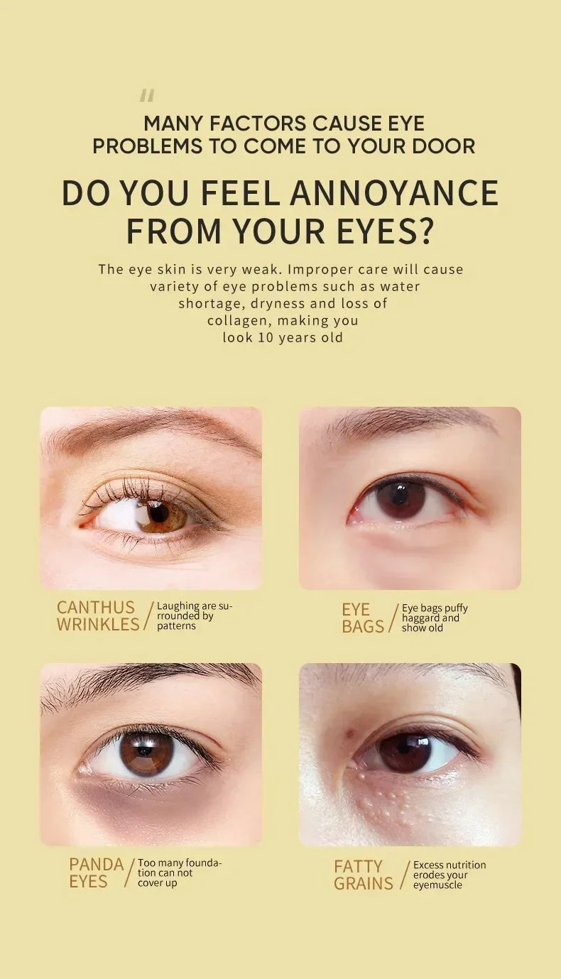 60PCS/120 PCS Eye Mask Avocado Gold Moisturize Firming Improve Eye Bags Eye Patches Anti Wrinkle Eye Patches for Dark Circles