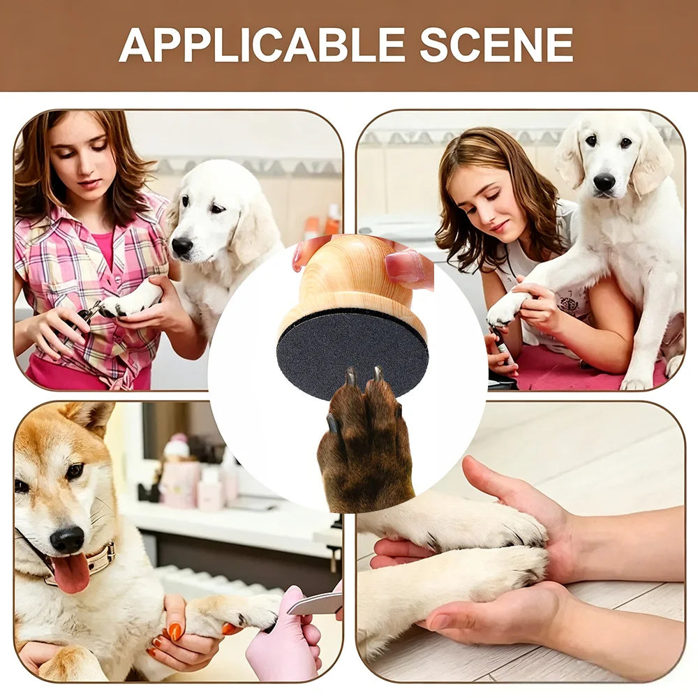 Handheld Pet Claw File - Stamp-Style Sandpaper Nail Pad – photo 4