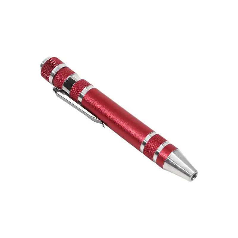 8-in-1 Aluminum Alloy Screwdriver Pen - Changeable Bits For Easy Repairs & Disassembly
