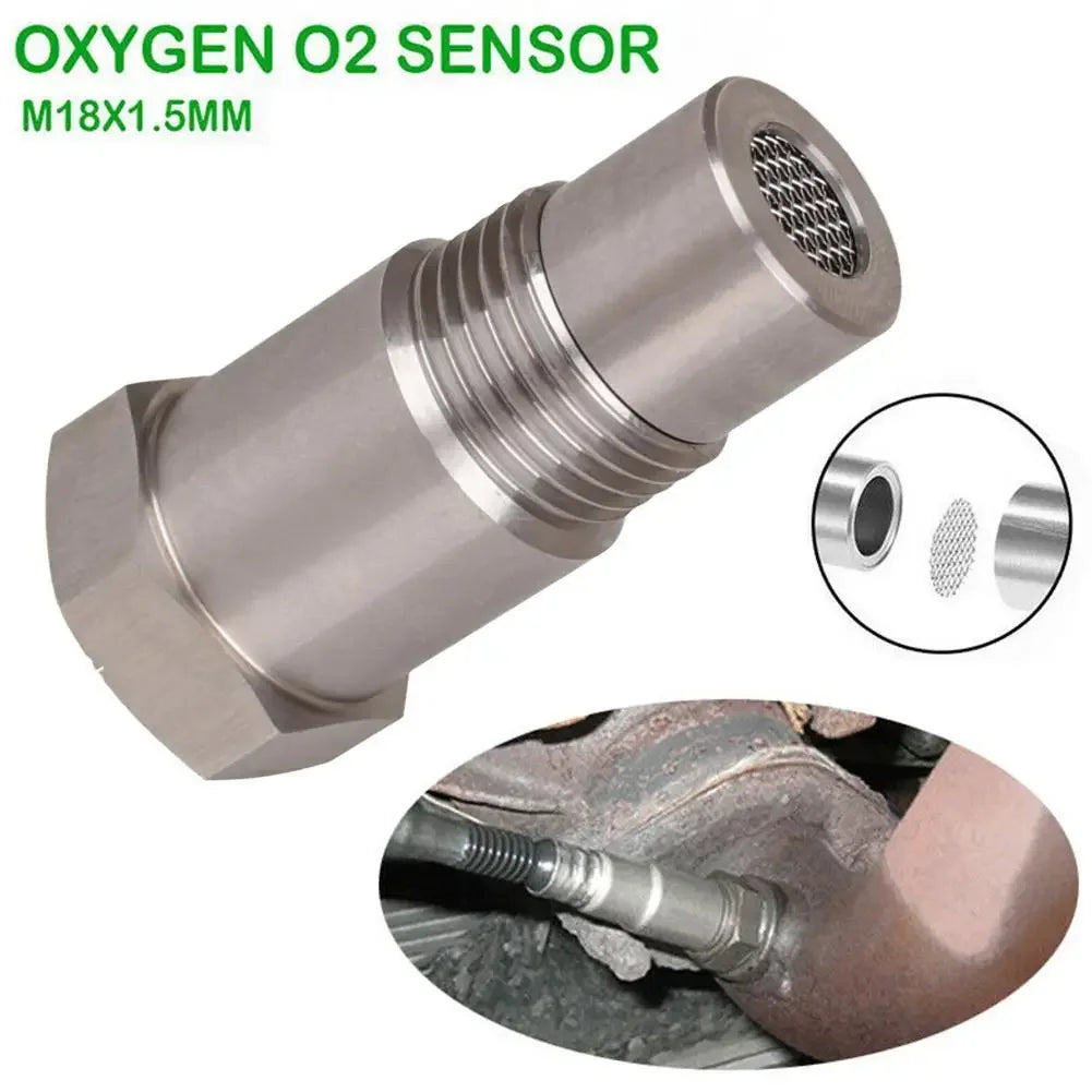 2PCS Off-Road Performance Oxygen Sensor Adapter M18X1.5 CEL Fix O2 Sensor for Catalyst CSV Auto Parts Performance Car Accessory