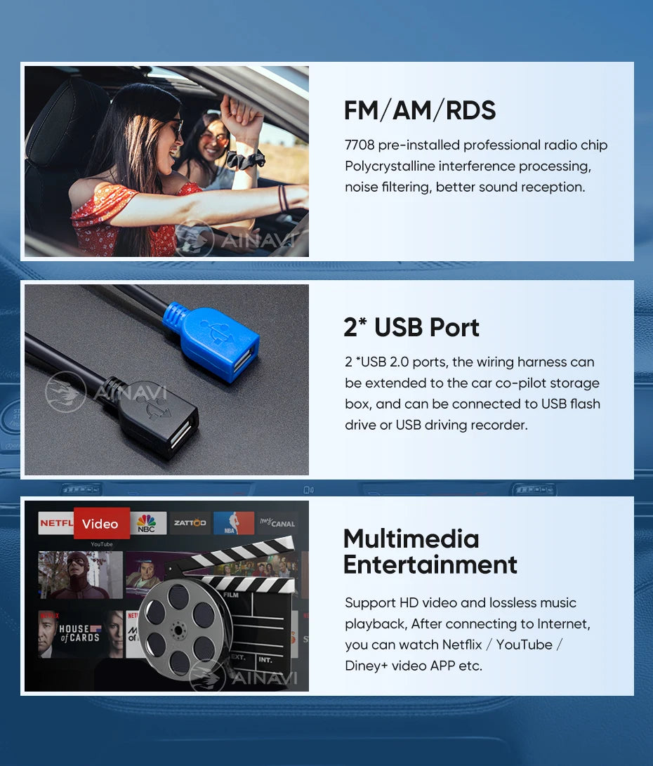 Ainavi 12.3 inch Car Radio For Toyota Corolla 2019 2020 2021 2022 2023 E210 Wireless Carplay Android Auto 4G Car Multimedia 2DIN